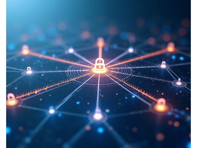 Visuelle Darstellung des sicheren Datenflusses und der Verarbeitungsprozesse